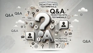 Q&A Ερωτήσεις και Απαντήσεις για την Προώθηση μέσω Testimonials